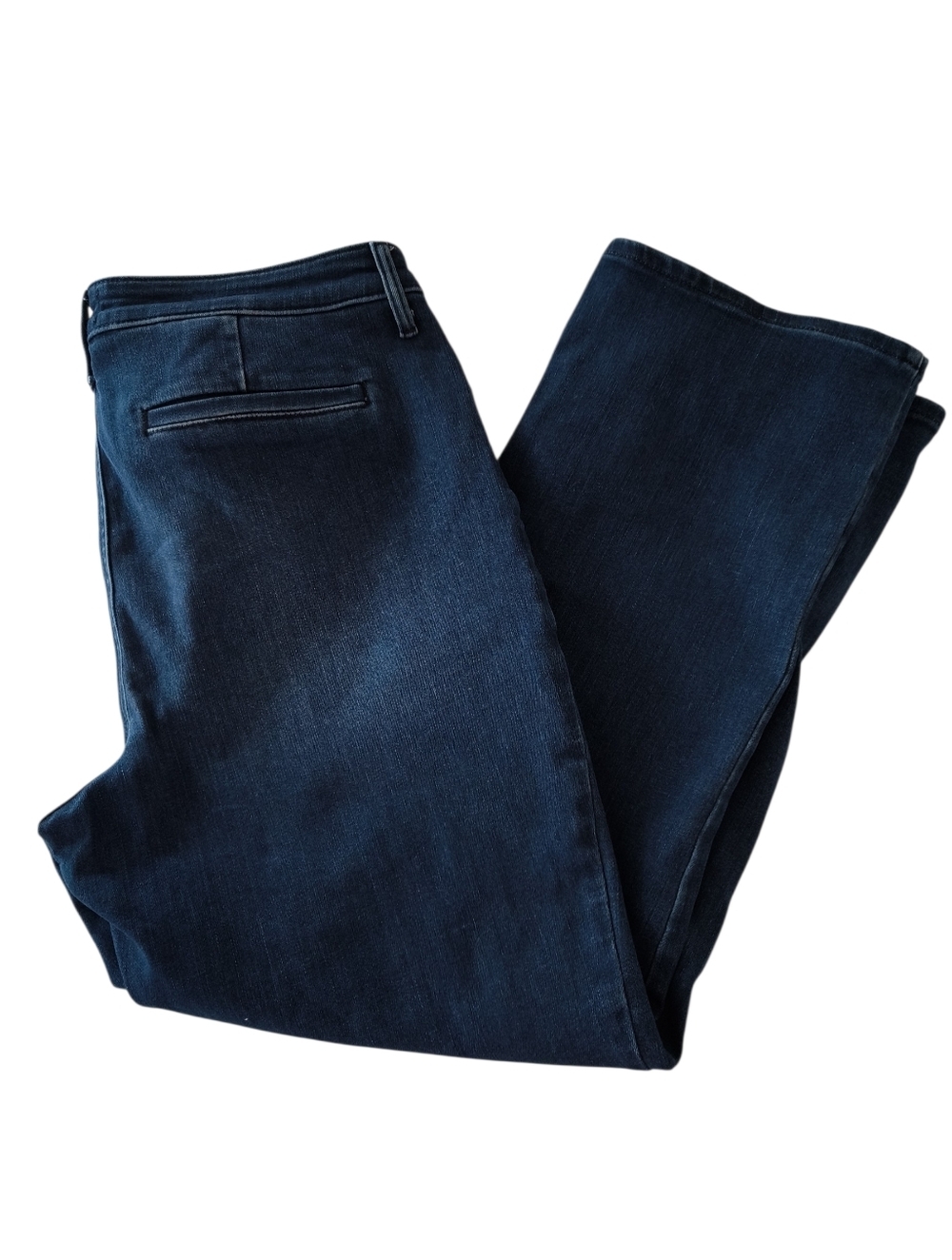 NYDJ Women's Dark Blue Cropped Ankle Jeans Size 10